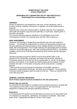 preparation of agar plates