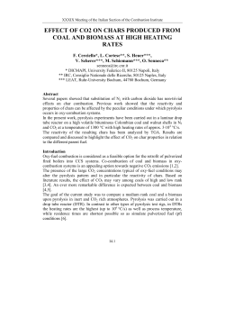 effect of co2 on chars produced from coal and biomass at high