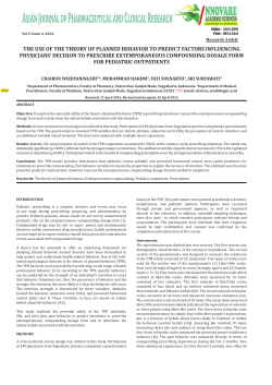 the use of the theory of planned behavior to predict factors