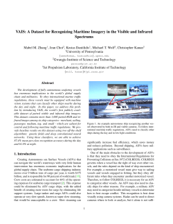 VAIS: A Dataset for Recognizing Maritime Imagery in the Visible and