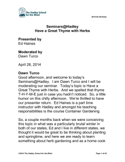 2014-04-28-Herbs - Hadley School for the Blind