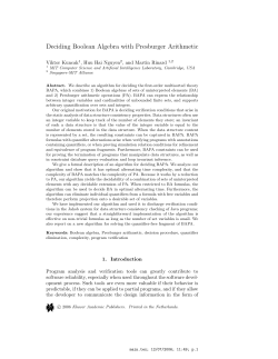 Deciding Boolean Algebra with Presburger Arithmetic