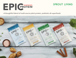 A thoughtful blend of multi-source plant protein