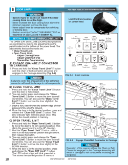 Genie English 800N - Genie Garage Door Openers