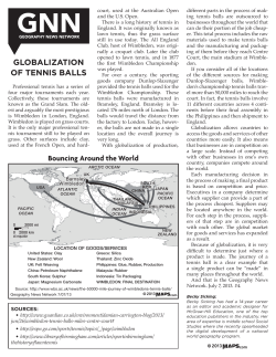 globalization of tennis balls