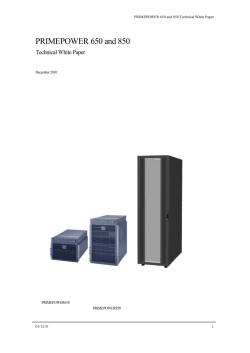 PRIMEPOWER 650 and 850