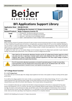 AN-BEI-P2-015 Modifying the Constant V
