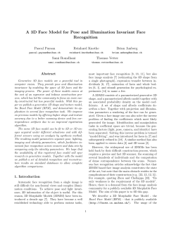 A 3D Face Model for Pose and Illumination Invariant Face Recognition