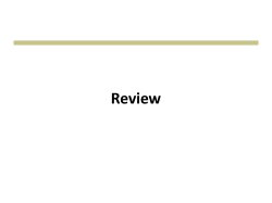 Review CHAPTER 6 6.1 Perception