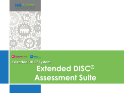 2014 Copyright HR Profiling Solutions Ltd Human Capacity