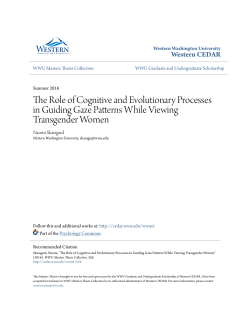 The Role of Cognitive and Evolutionary