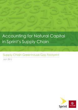 2015 Trucost Supply Chain Carbon Report