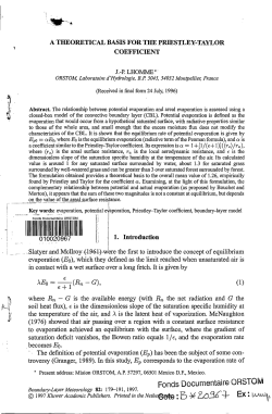 A theoretical basis for the Priestley-Taylor coefficient