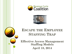 Escape the Employee Staffing Trap