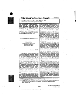 Nelson E. Analytic vectors. Ann. Math. 70:572