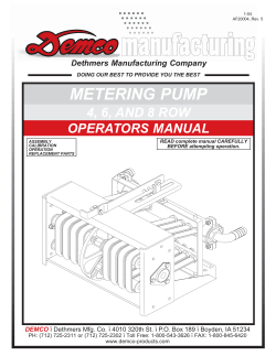 metering pump - Demco Products