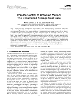 Impulse Control of Brownian Motion: The Constrained Average Cost