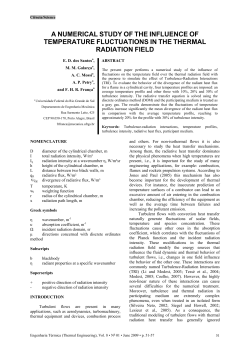 a numerical study of the influence of temperature fluctuations in the