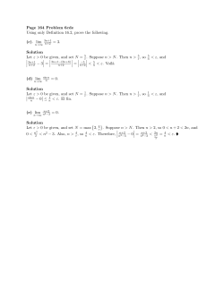 Page 164 Problem 6cde Using only Definition 16.2, prove the