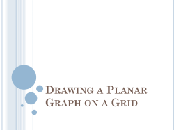 drawing a planar graph on a grid