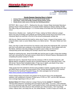 For more information: T.E. McHale (310) 783