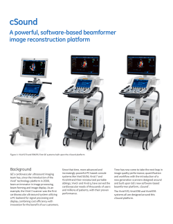 cSound - Diagnostic and Interventional Cardiology