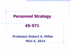 Experimental Approach to Business Strategy 45-922