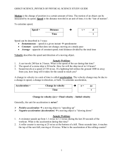 (GHSGT) Study Packet - McEachern High School