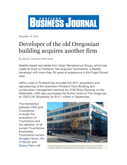 Developer of the old Oregonian building acquires another firm