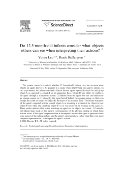 Do 12.5-month-old infants consider what objects others can see
