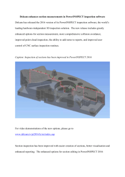 Delcam enhances section measurements in