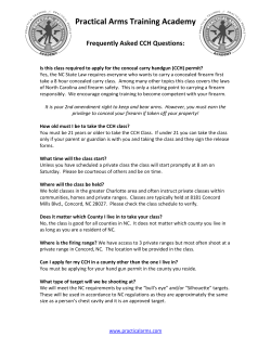 Concealed Carry Handgun