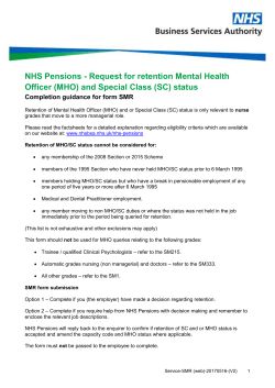 NHS Pensions factsheet template V1