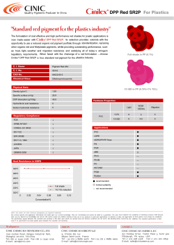For Plastics DPP Red SR2P - CINIC CHEMICALS (SHANGHAI) CO