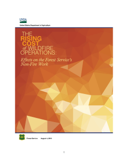 The Rising Cost of Fire Operations