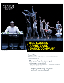 Story/Time Play and Play: An Evening of Movement and Music Body