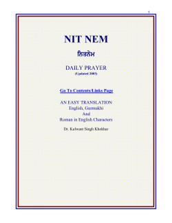 nitnem - Gurbani Files