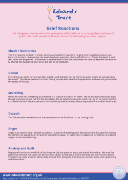 Grief Reactions