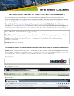 How to complete fillable forms