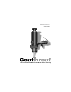 GoatThroat Instruction Manual