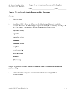 52-56 Reading Guide - Mr. Cook AP Biology