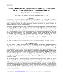Design, Fabrication, and Measured Performance of Anti