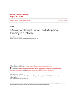 A Survey of Drought Impacts and Mitigation
