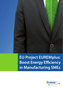 Boost Energy Efficiency in Manufacturing SMEs