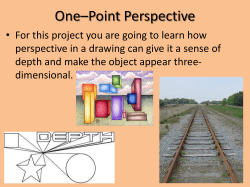 6th Grade Art Club - One-Point Perspective Letters