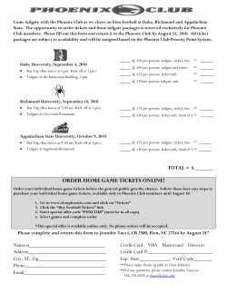 order home game tickets online!