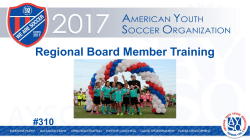 Regional Board Member Training PowerPoint