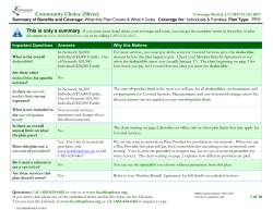 Community Choice (Silver) - Community Health Options