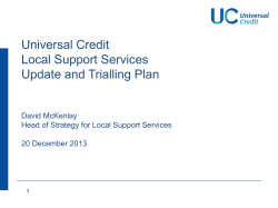 Universal Credit - Learning and Work Institute