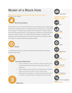 To understand black holes, gravity and space